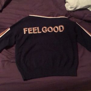 Off shoulder sweater